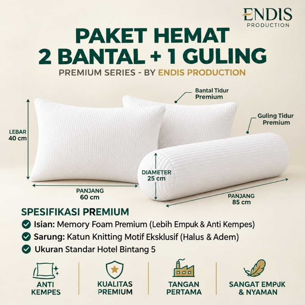 BANTAL2GULING1MEMORYFOAM