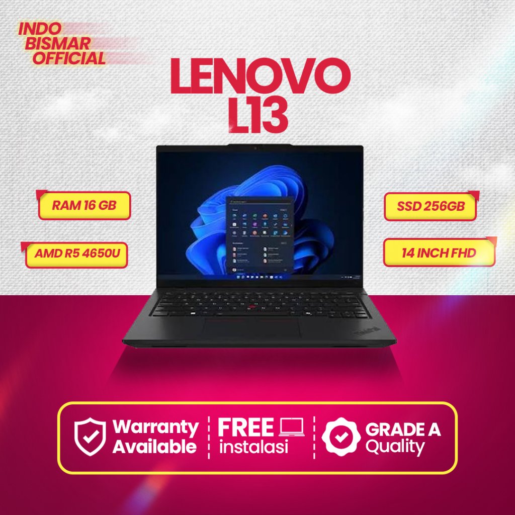 NB  Lenovo ThinkPad L14  AMD Ryzen 5 16GB /256GB