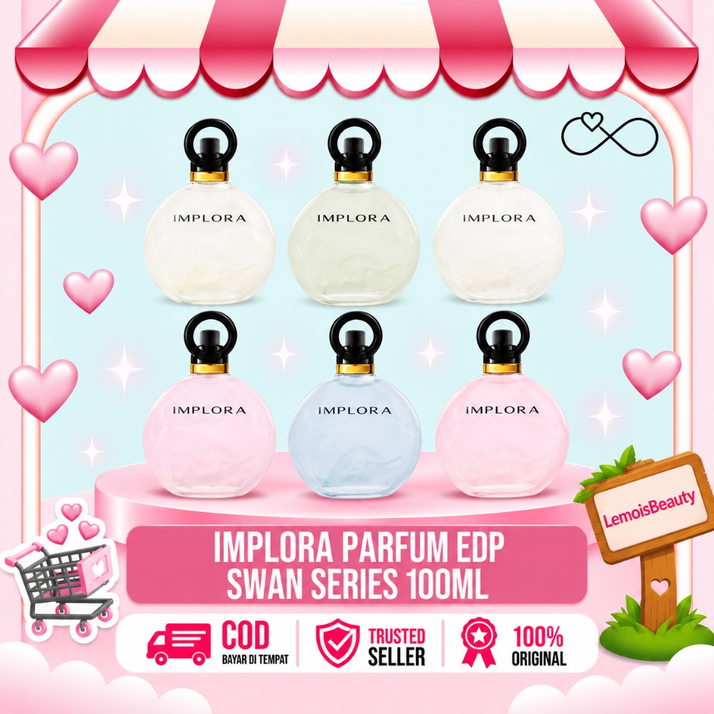 LemoisBeauty - IMPLORA Parfum EDP Swan Series 100ML / Parfum Implora Angsa