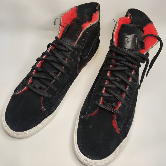 Nike Blazer Mid Premium Suede & Shearling Size 40.5 Insole 26 CM Sepatu Sneakers Preloved Bekas Seco