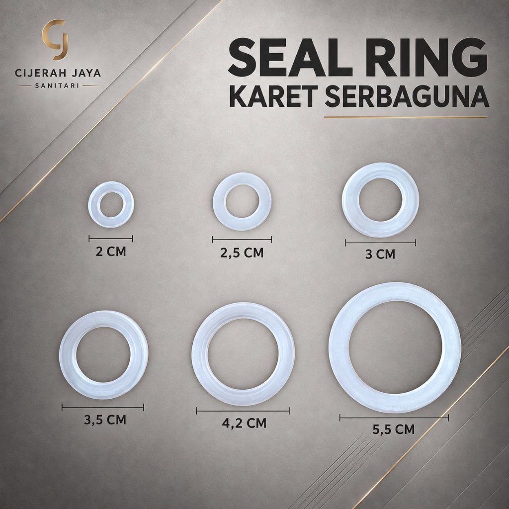 RING KARET SEAL KARET PIPA KRAN PVC SERBAGUNA ANTI BOCOR