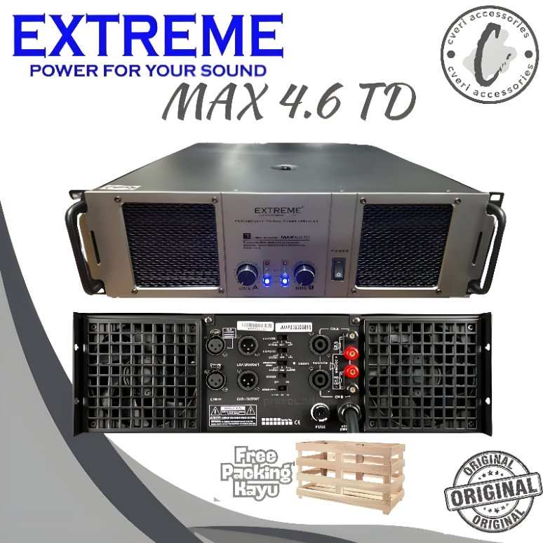 Power Amplifier Extreme Max4.6TD Power Amplifier Extreme Max-46TD/Extreme MAX4.6TD