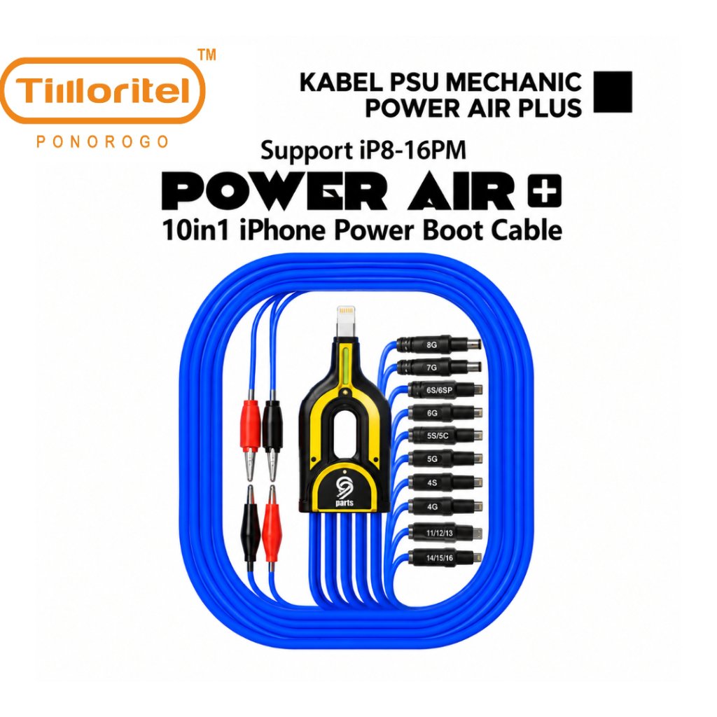KABEL POWER SUPPLY MECHANIC IBOOT POWER AIR+ IPHONE HUAWEI
