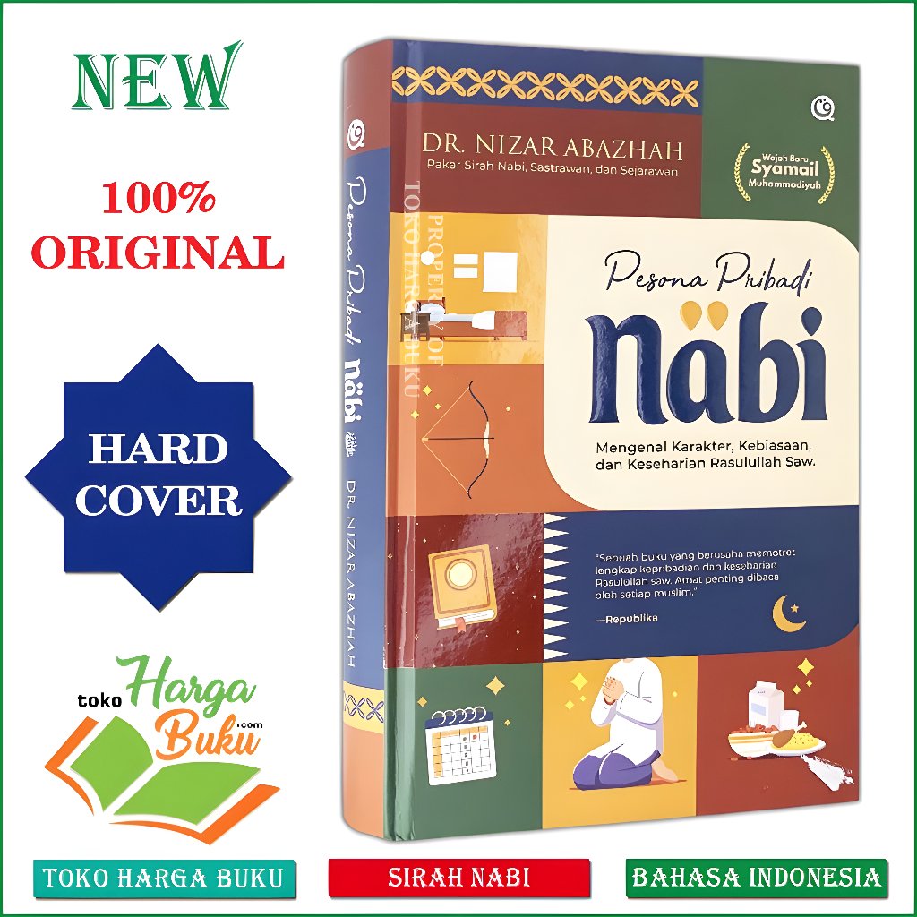 Buku Pesona Pribadi Nabi HARD COVER Mengenal Karakter Kebiasaan dan Keseharian Rasulullah Saw - Qaf