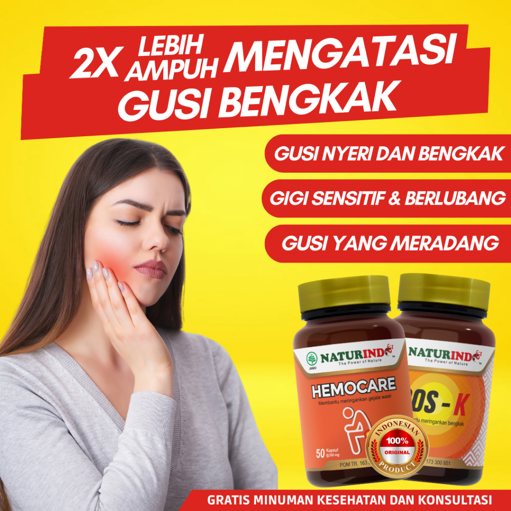 Obat Herbal Gusi Bengkak dan Sakit Gigi Gusi Sakit Luka Lecet Bengkak dan Bernanah Berdarah Obat Her