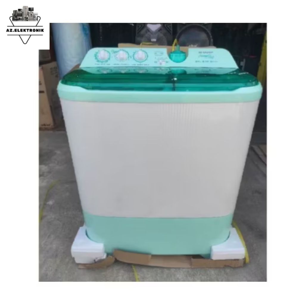mesin cuci Sharp 10 kg 2 tabung/ mesin cuci Sharp 1070