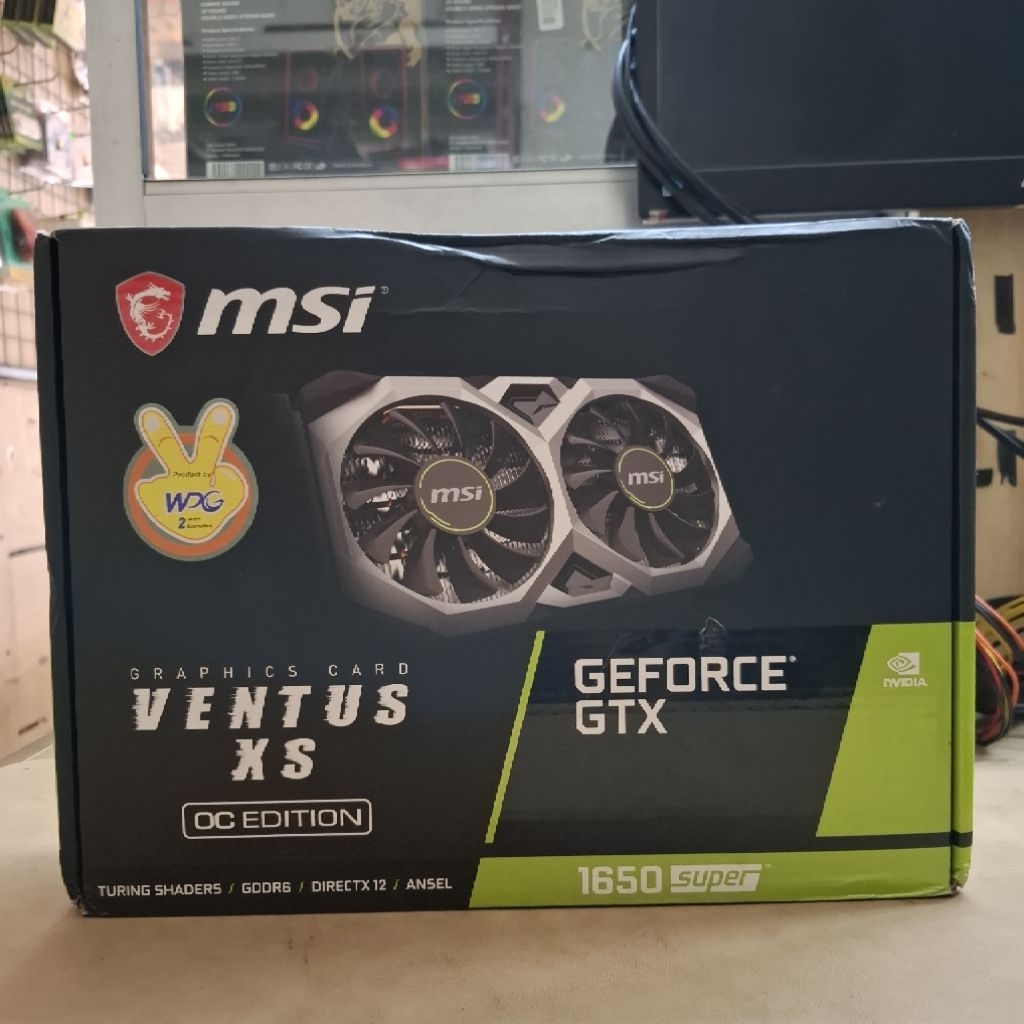 VGA MSI GeForce GTX 1650 Super 4GB GDDR6  Like New
