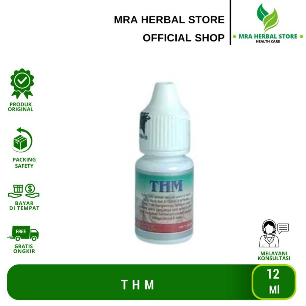 Obat Tetes Telinga Hidung Mata Herbal original | Obat Tetes THM