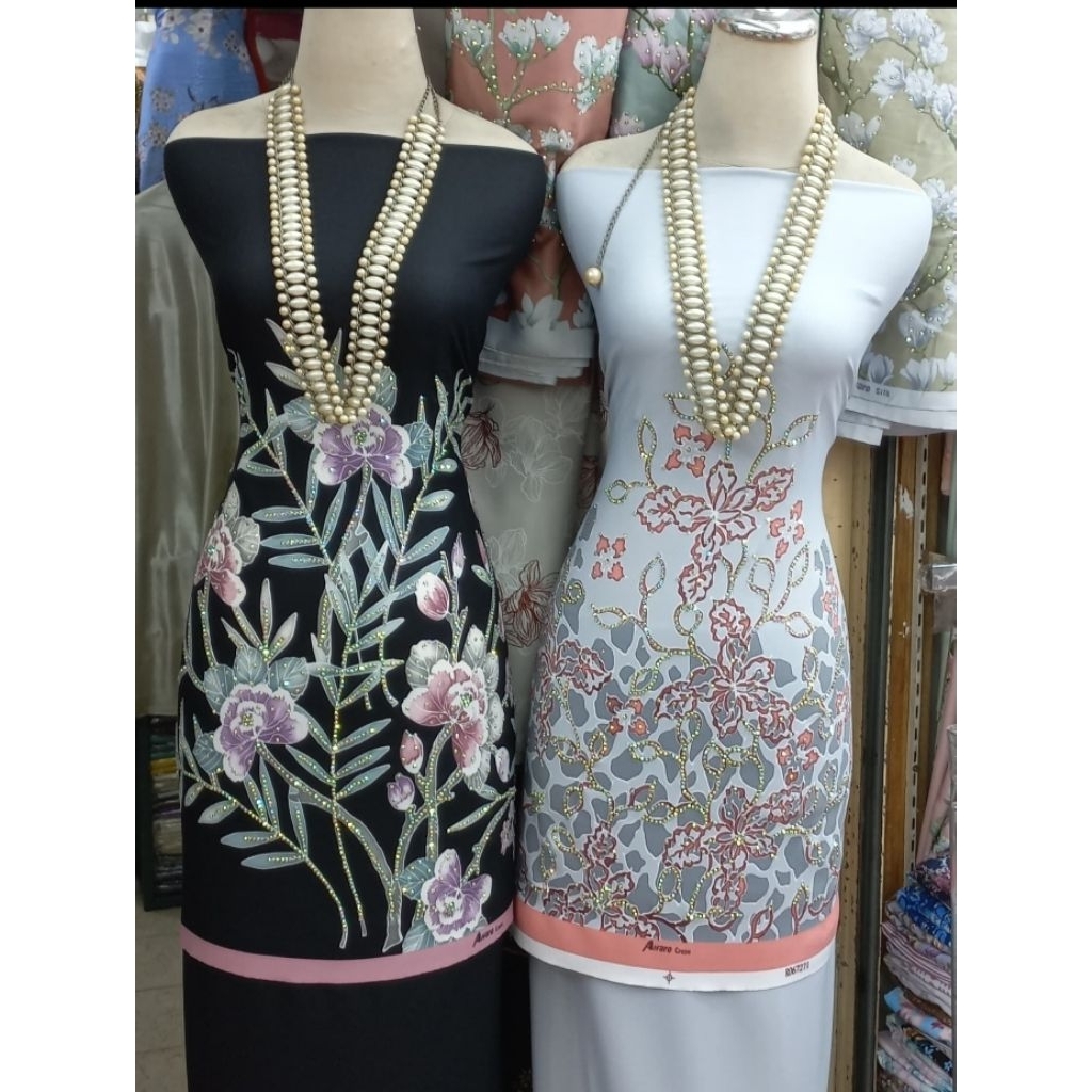 bahan kain baju kurung