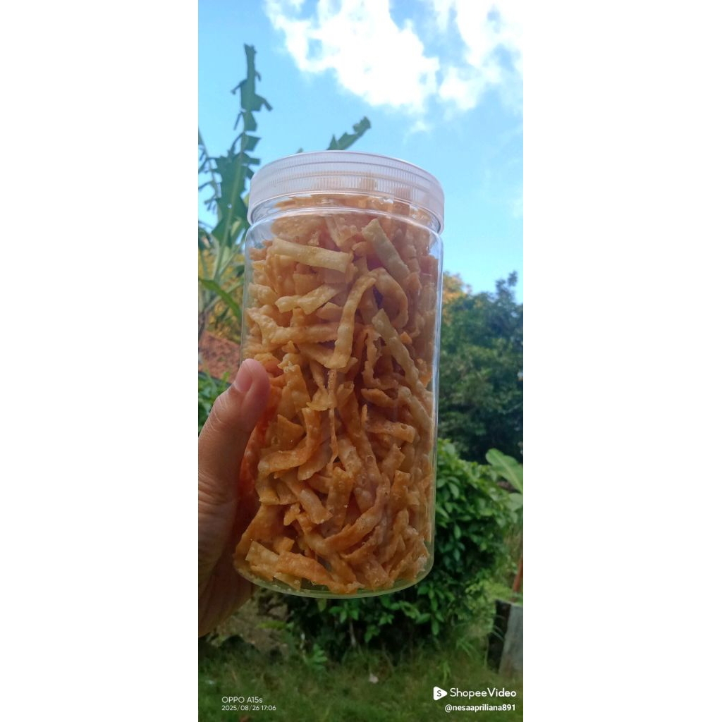 

Makanan Ringan Snack Sistik bawang pangsit bawang