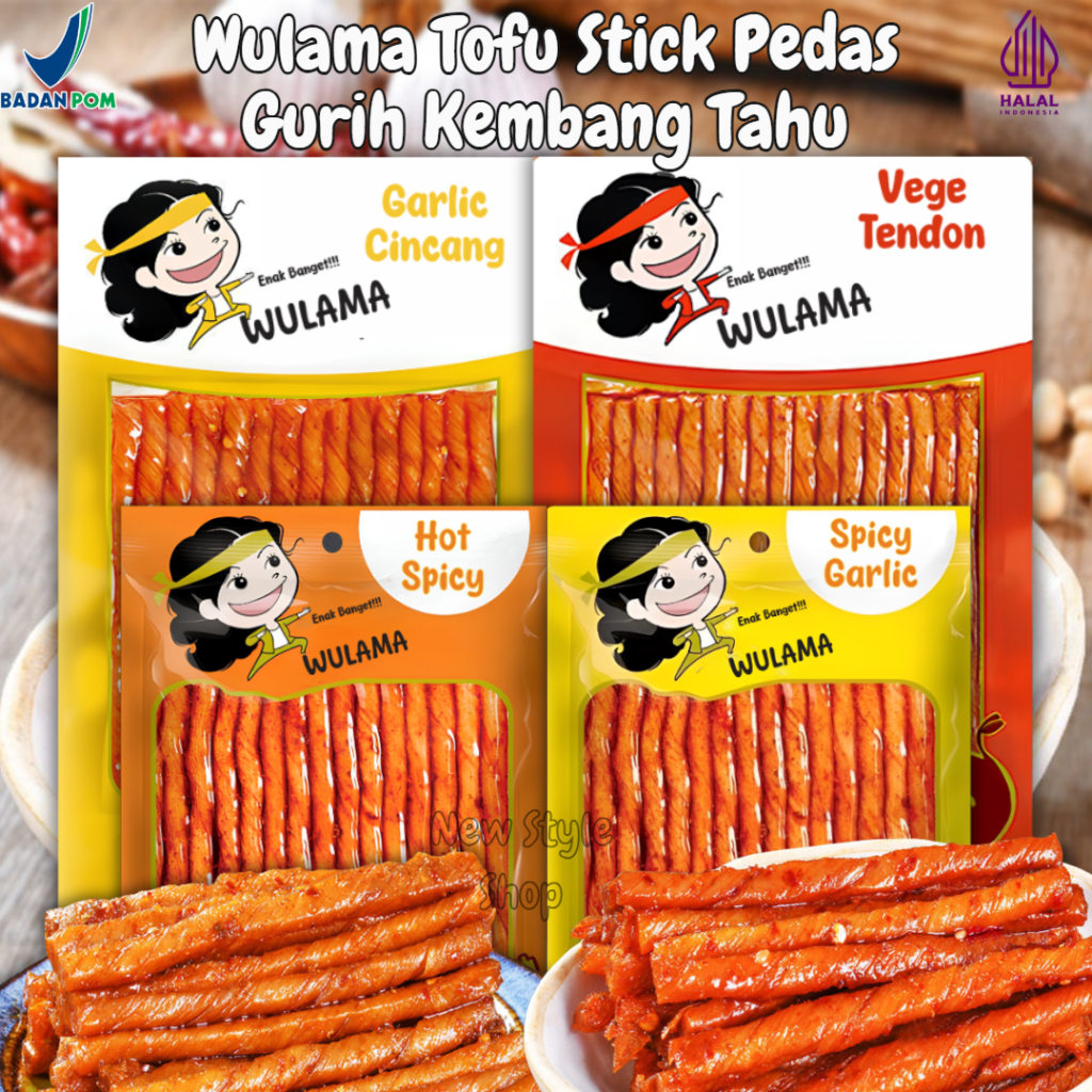 

[ HALAL ] WULAMA Cemilan Tofu Strip