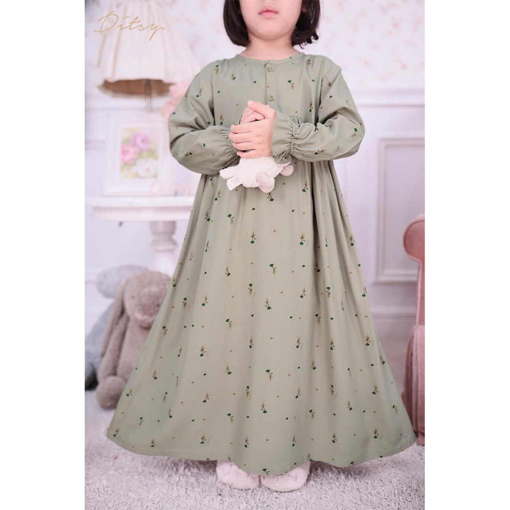 [SIAP KIRIM] LITTLE EIRA TAUPE SIZE 7 BY DITSY EDISI SEPTEMBER 2025