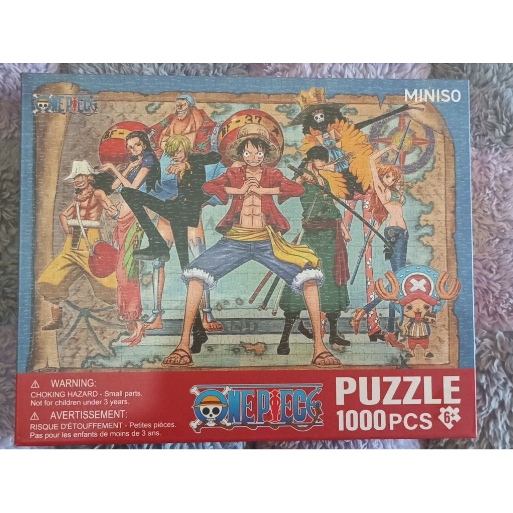 JIGSAW PUZZLE ONE PIECE 1000 pcs by MINISO (Original 100%)-preloved/second hand