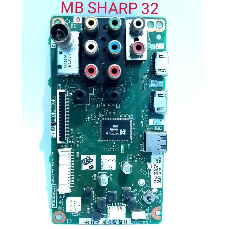 MB/MAINBOARD/ MOTHERBOARD/MESIN TV LED SHARP LC-32LE260i / LC-32LE260M