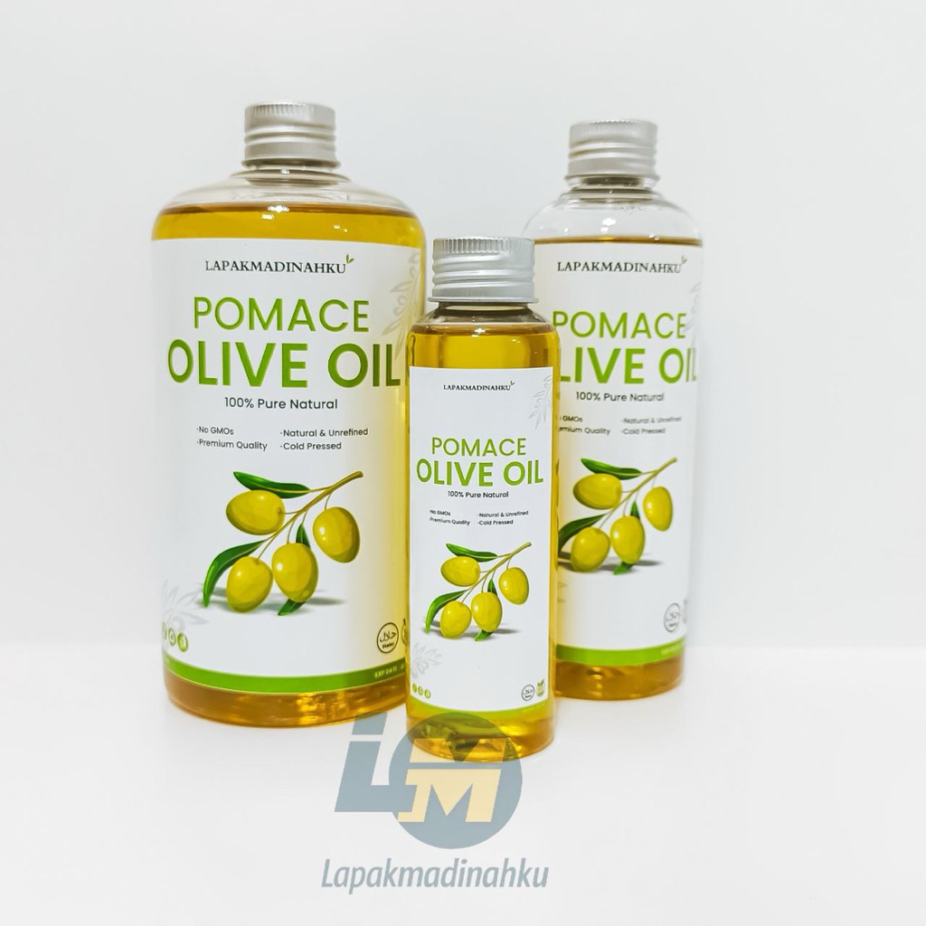 

(Free kotak Packing) Minyak Zaitun Pomace Olive Oil 85 & 200& 450ml - Minyak Untuk Masak Cooking Oil