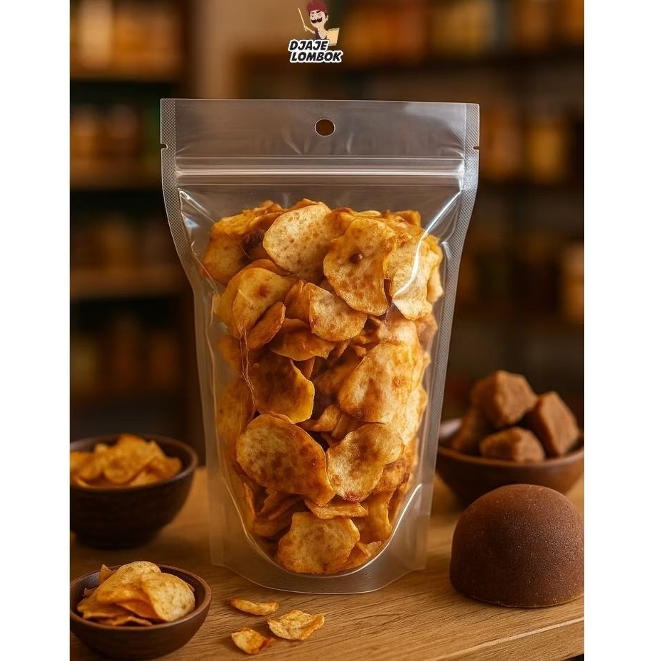 

KRIPIK TALAS MANIS RENYAH GURIH – Camilan Tradisional Khas Indonesia | Oleh-Oleh Lombok Halal
