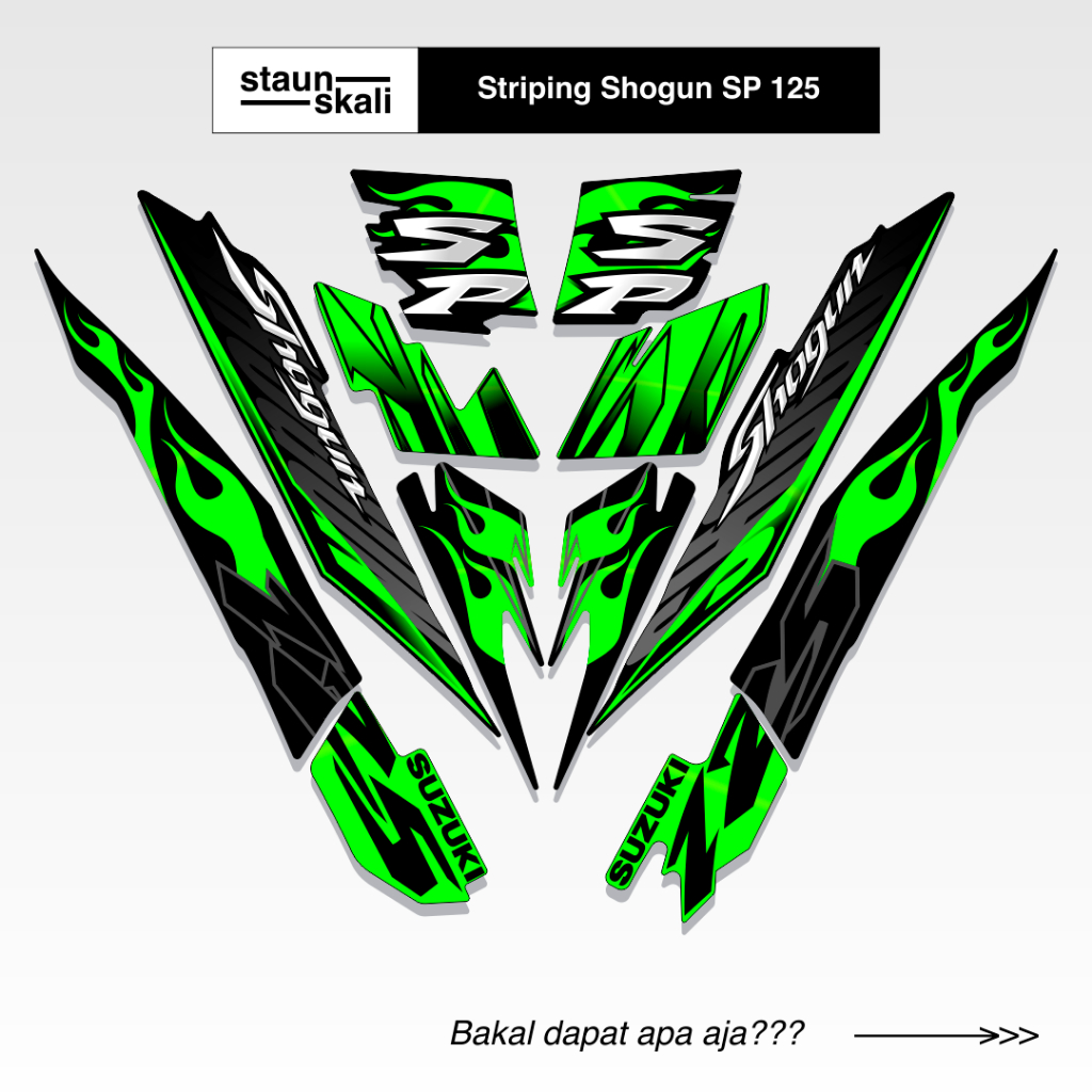 Striping Shogun SP 125 Variasi (5) 2005 2006