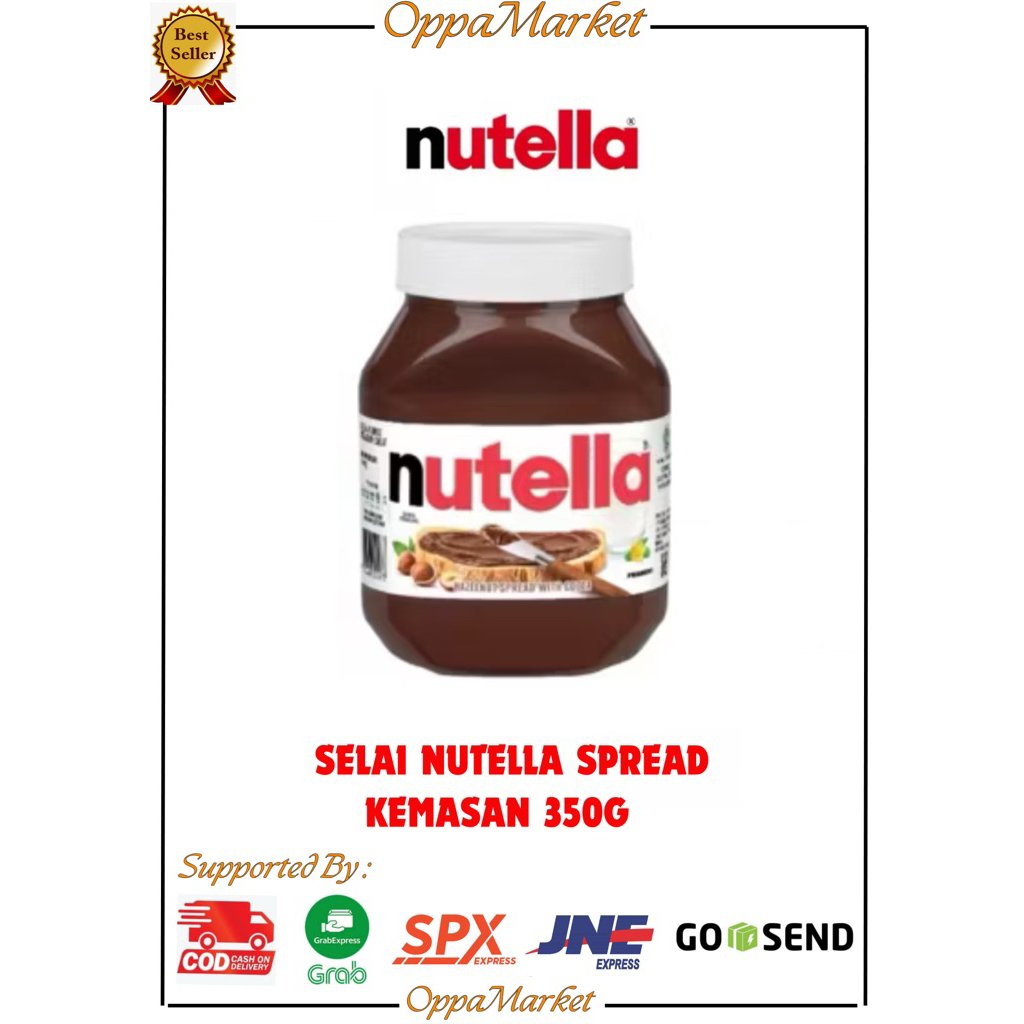 

Selai Nutella Spread Hazelnut Kemasan 350G
