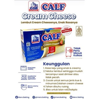 

CALF CREAM CHEESE 1 KG / CREAM CHEESE / KRIM KEJU CALF 1 KG