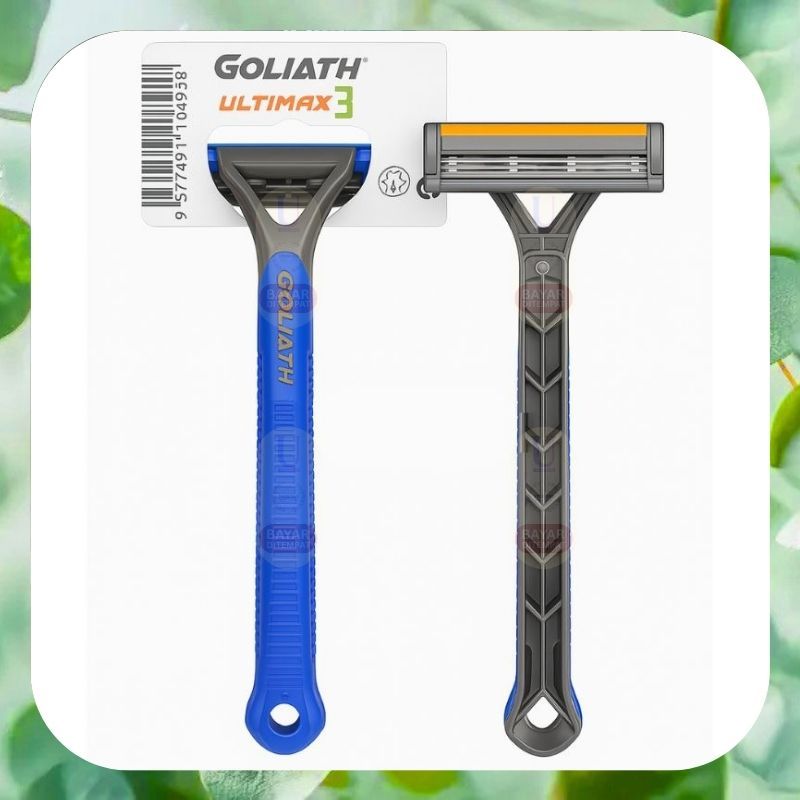 Pisau Cukur Kumis Jenggot VOXY Goliath Ultimax 3 [] harga 1 PCS []  Triple Blade Anti Karat [] UDS