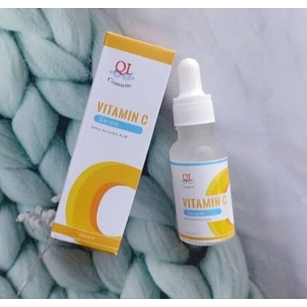 SERUM, SERUM QL, SERUM VITAMIN C, QL SERUM. VITAMIN C, SERUM WAJAH, SERUM MUKA, SKINCARE, KOSMETIK, 