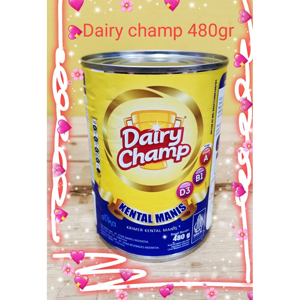 

DAIRY CHAMP KRIMER KENTAL MANIS 480GR KALENG