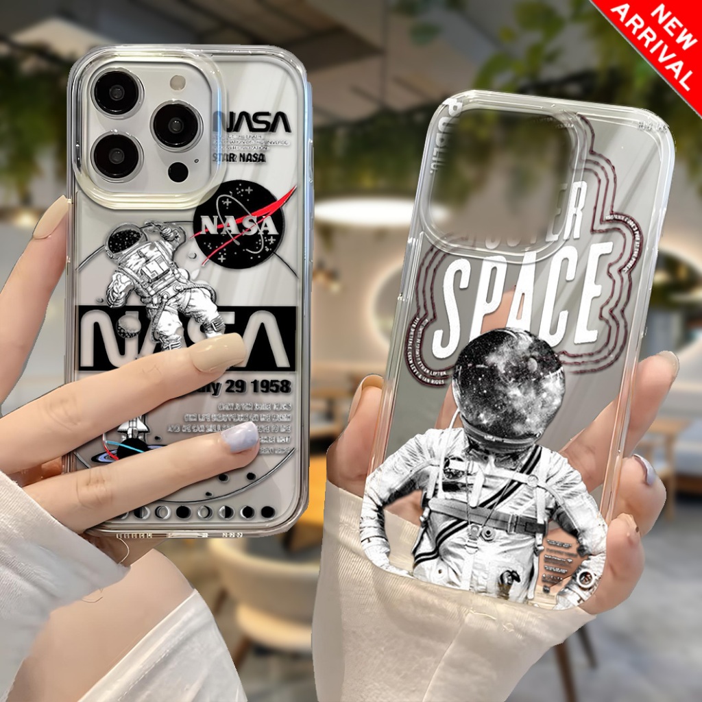 NASA COMPATIBLE FOR ZTE BLADE A55 / A35 / A54 -  CLEAR CASE GLOSSY - DA25 - TYPE LAIN CHAT ADMIN