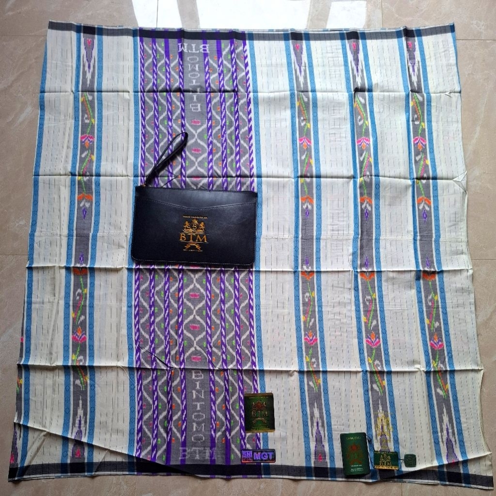 Sarung BTM Type MGT Warna Putih Full Sutra 100% Original