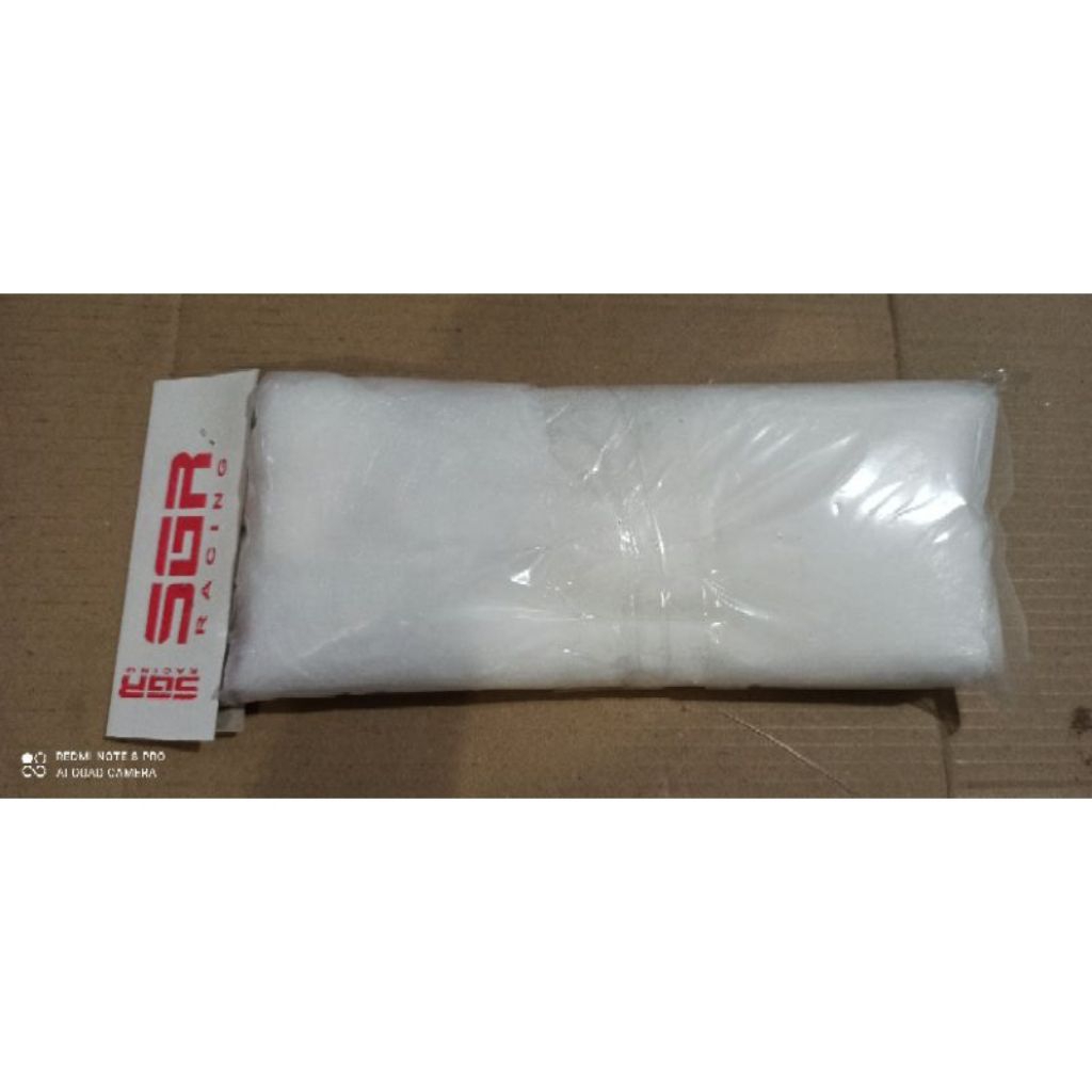 Glasswool Knalpot Putih Anti Bakar Busa Peredam Knalpot Putih / Busa Api Knalpot glasswool gasbul/ga