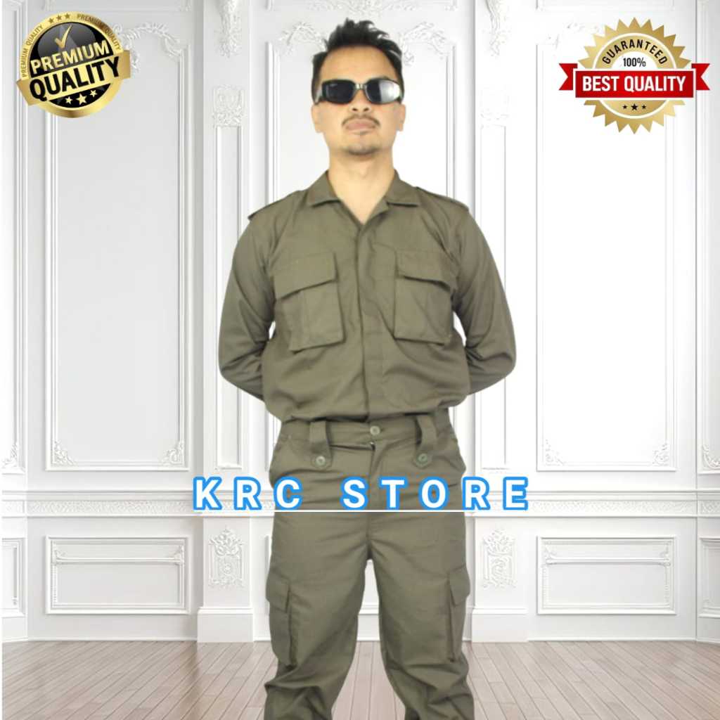 SETELAN PDL SATPOL PP EKONOMI / SERAGAM PDL SATPOL PP MURAH PROMO COD / Seragam Satpol PP Ripstok