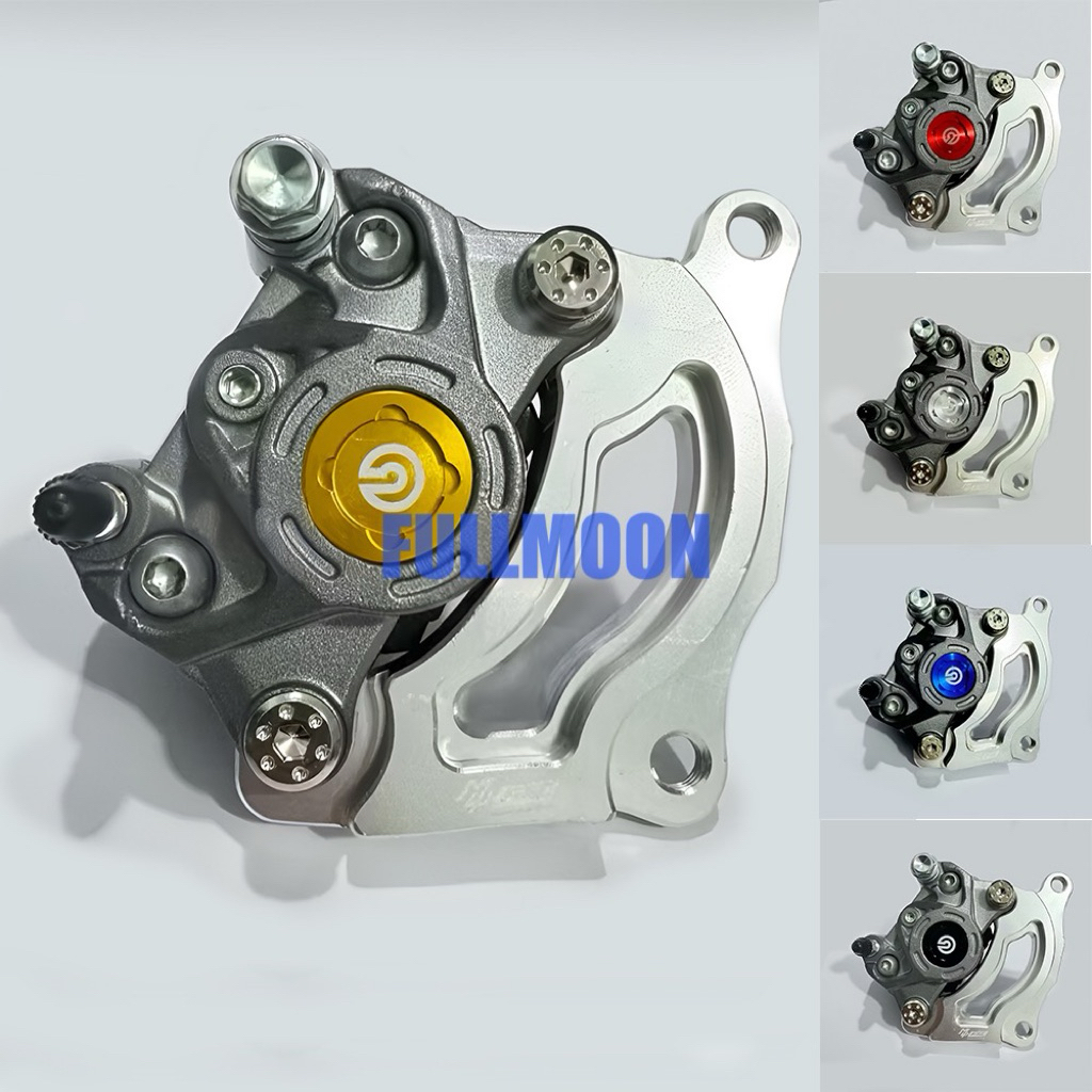 Kaliper 2 piston logo koin + breket kaliper 260mm mio m3 mio soul mio gt mio j mio smile