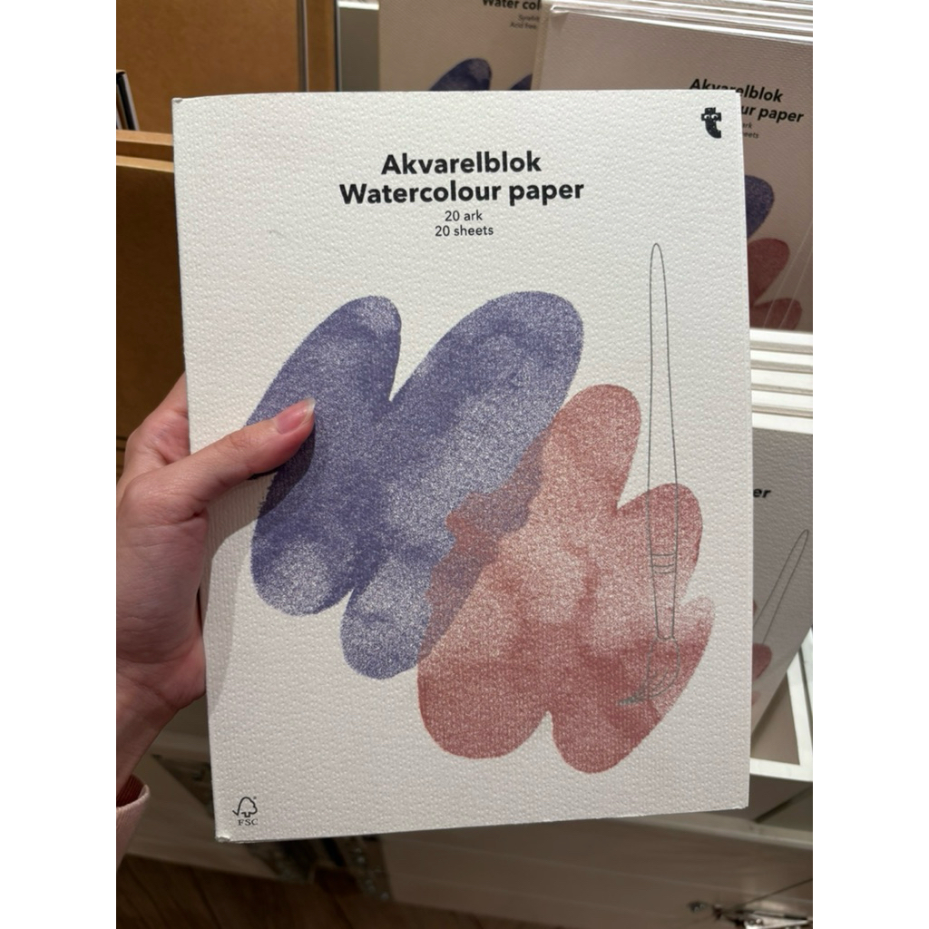 

Flying Tiger Watercolour Paper Pads - 20 sheets