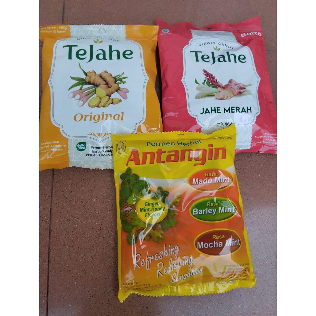 

Permen Antangin//Permen Tejahe ori//Permen Tejahe Jahe Merah