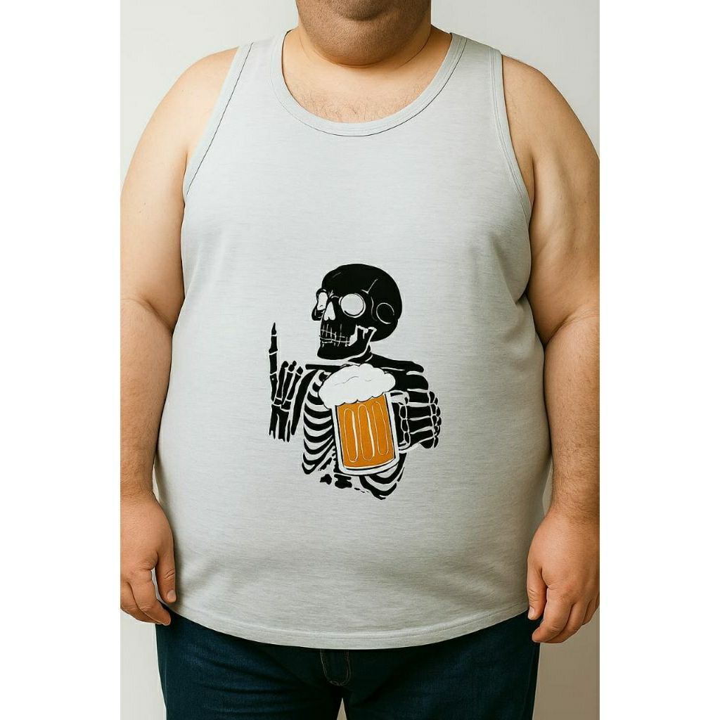 Singlet  Jumbo  / Singlet Big Size Pria Dan Wanita Motif Random/ Acak 2xl 3xl 4xl dan 5xl