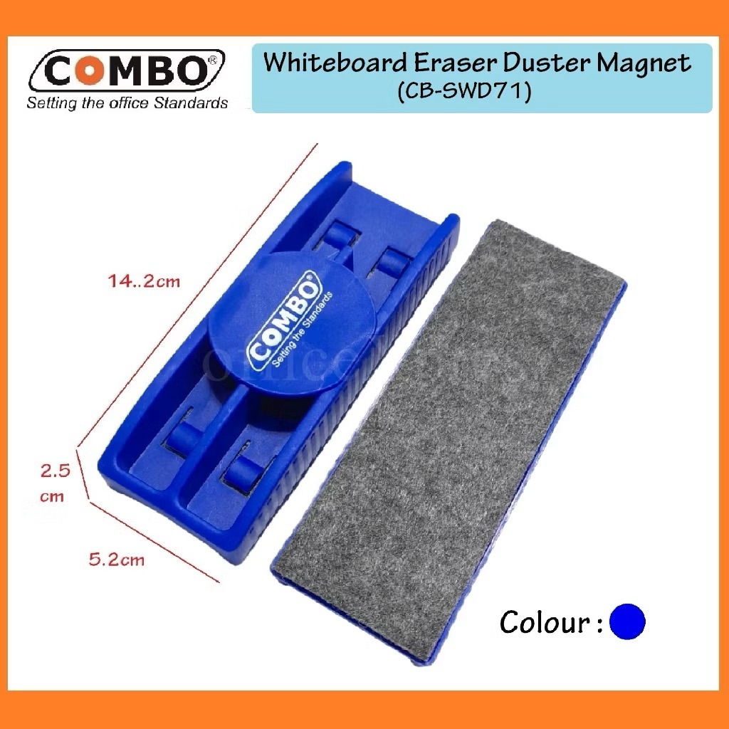 

Whiteboard Magnetic Duster / Penghapus Papan Tulis / Eraser Duster SWD-71 Combo