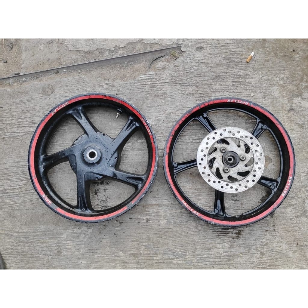velg depan belakang mio j mio gt soul gt led 125 original copotan second