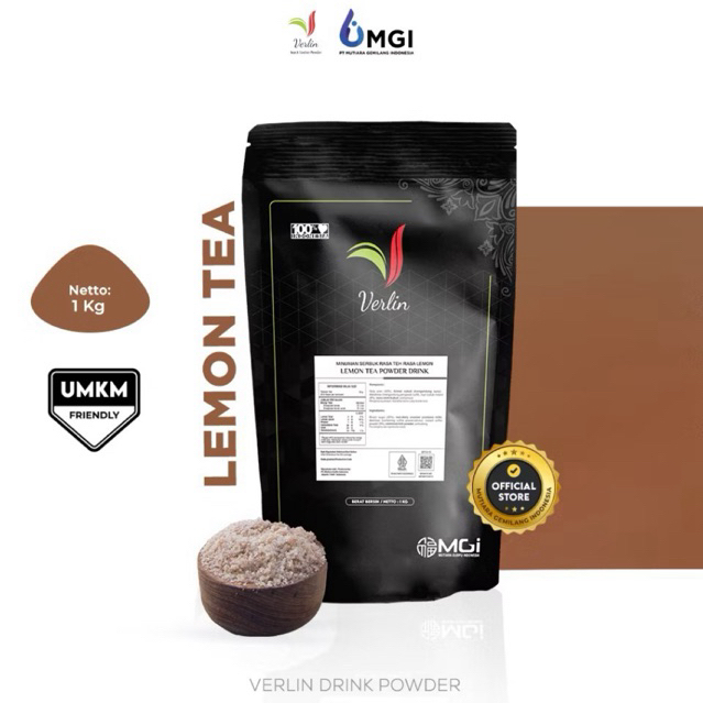 

Verlin Powder LEMON TEA PLAIN 1kg / Bubuk Minuman Teh rasa Lemon