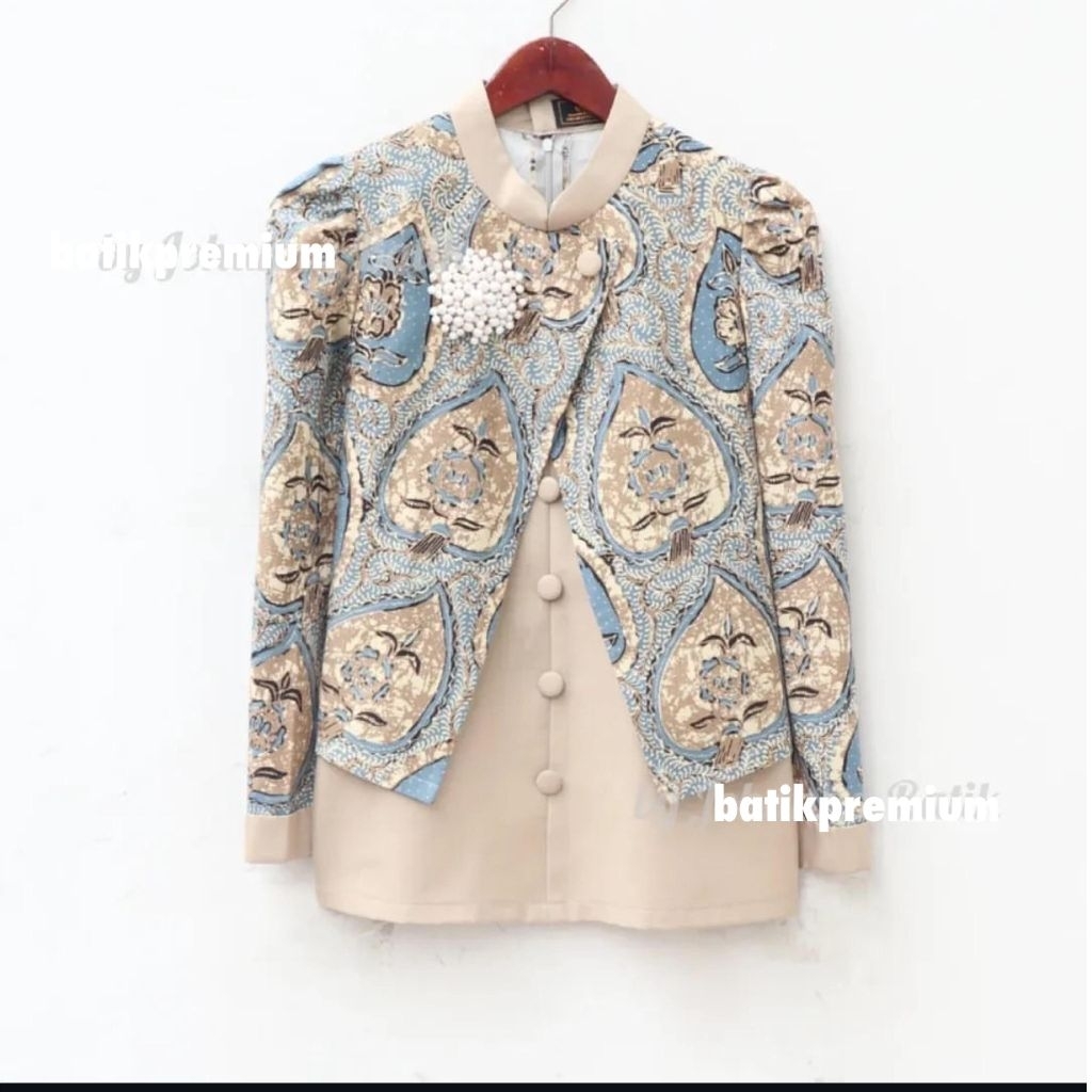 Atasan Blus batik katun wanita |  Tunik batik kerja wanita fashion by batik jawa