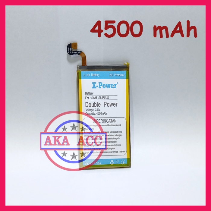 Baterai Samsung Galaxy S8 Plus G955 G955F  Batu Batre Battery Tanam Double Power