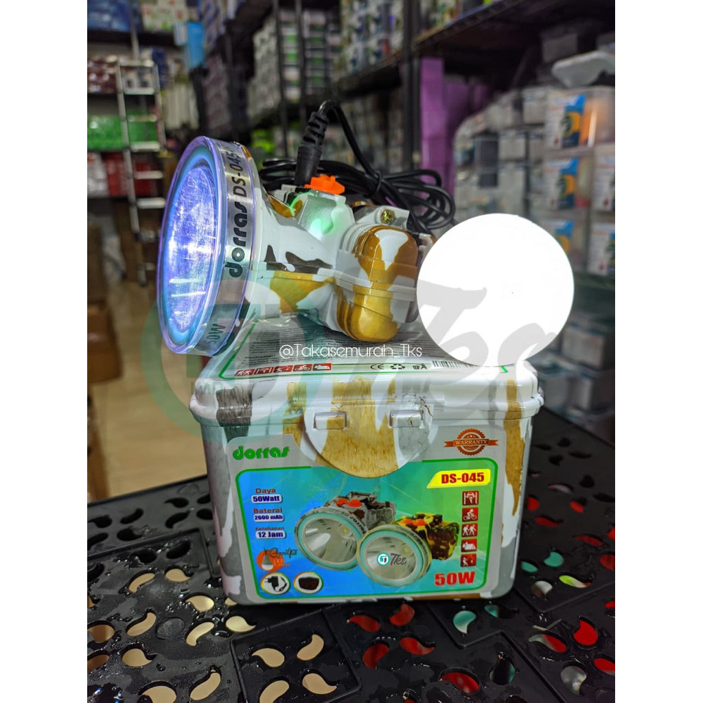 DORRAS DS-045 Senter Kepala 50 Watt