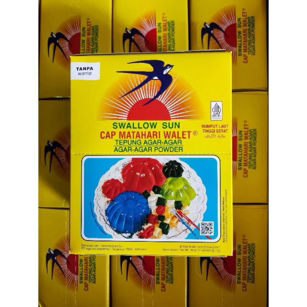 

AGAR AGAR SWALLOW SUN/CAP MATAHARI 12x7gr
