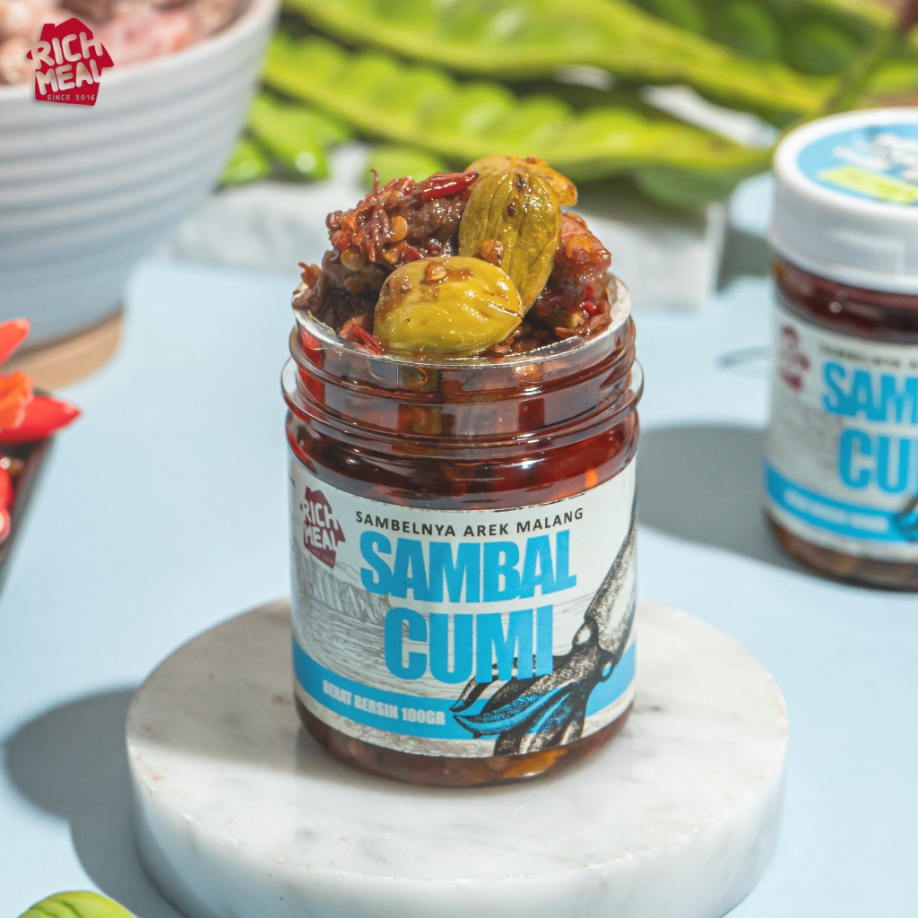 

SAMBAL CUMI PETE MANTEB 100GR (TERASI) | SAMBALNYA AREK MALANG