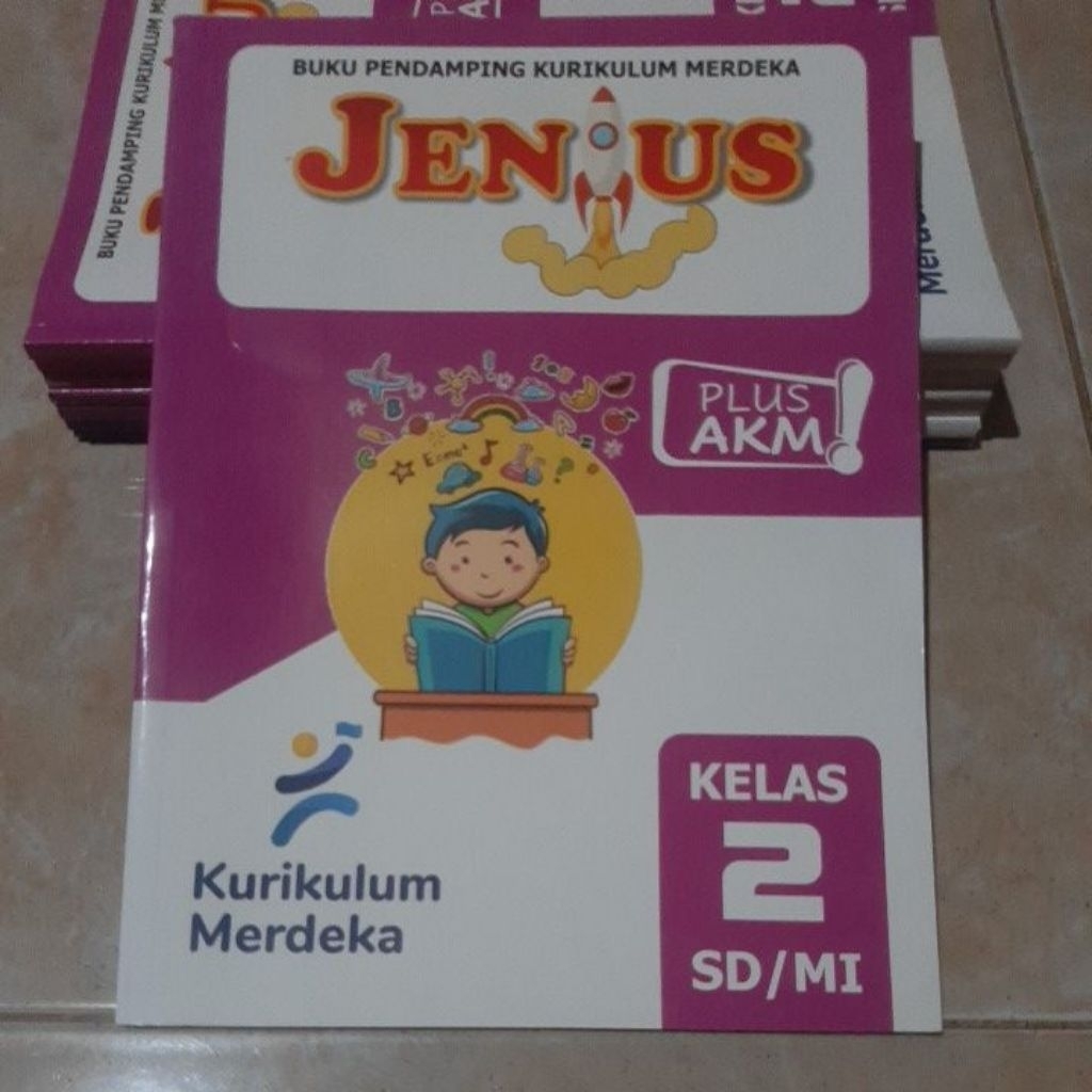 JENIUS Buku Pendamping KURIKULUM MERDEKA Plus AKM untuk SD/MI Kelas 2