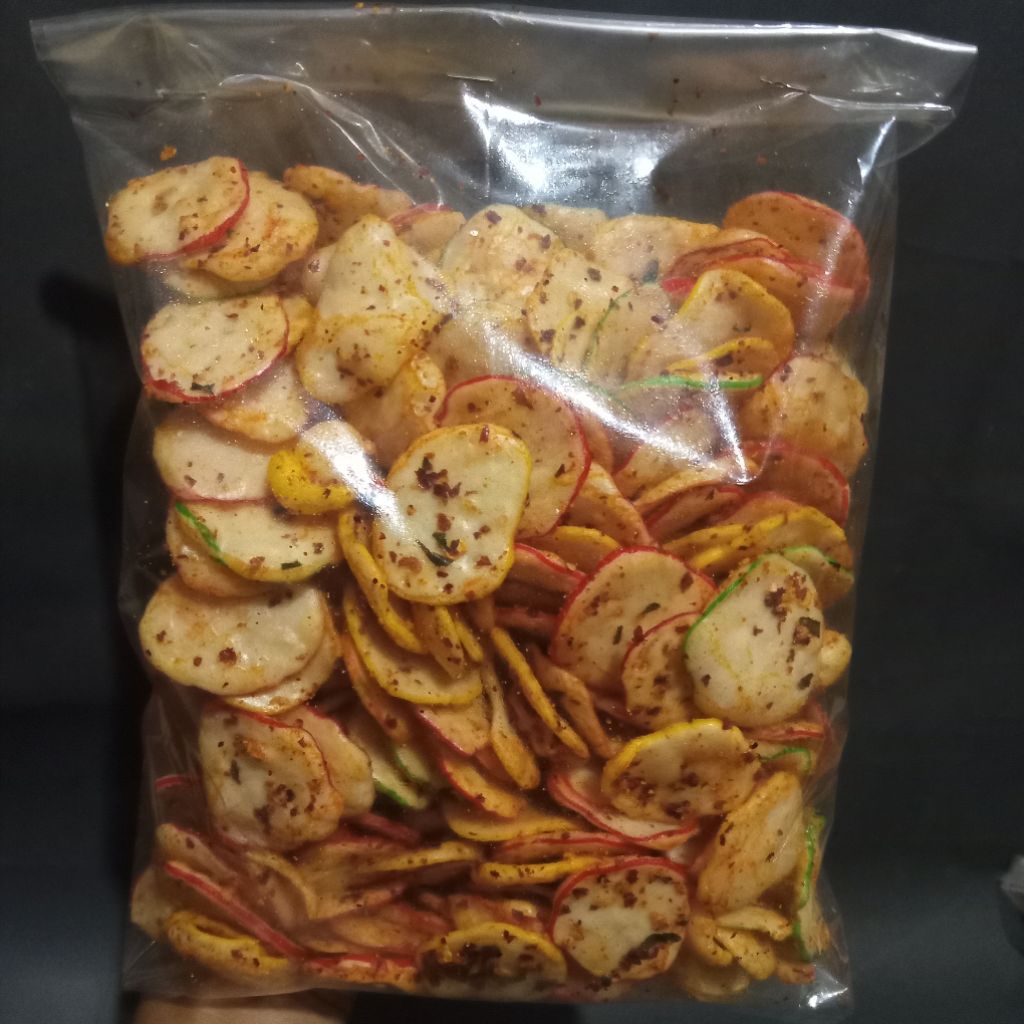 

seblak kerupuk bawang/kerupuk seblak/sebring kerupuk warna/seblak bantat pedas daun jeruk