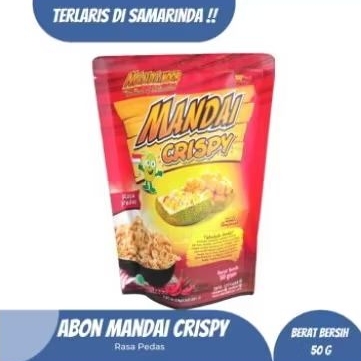 

Abon Mandai Crispy – Rasa Pedas (50 g)