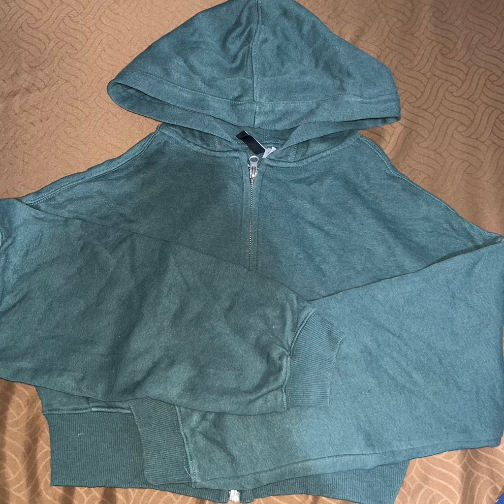 H&M NY CROP ZIPPER JACKET WANITA