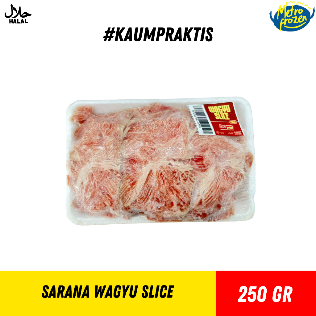 

SARANA Wagyu Slice 250gr //daging wagyu slice //daging wagyu potong