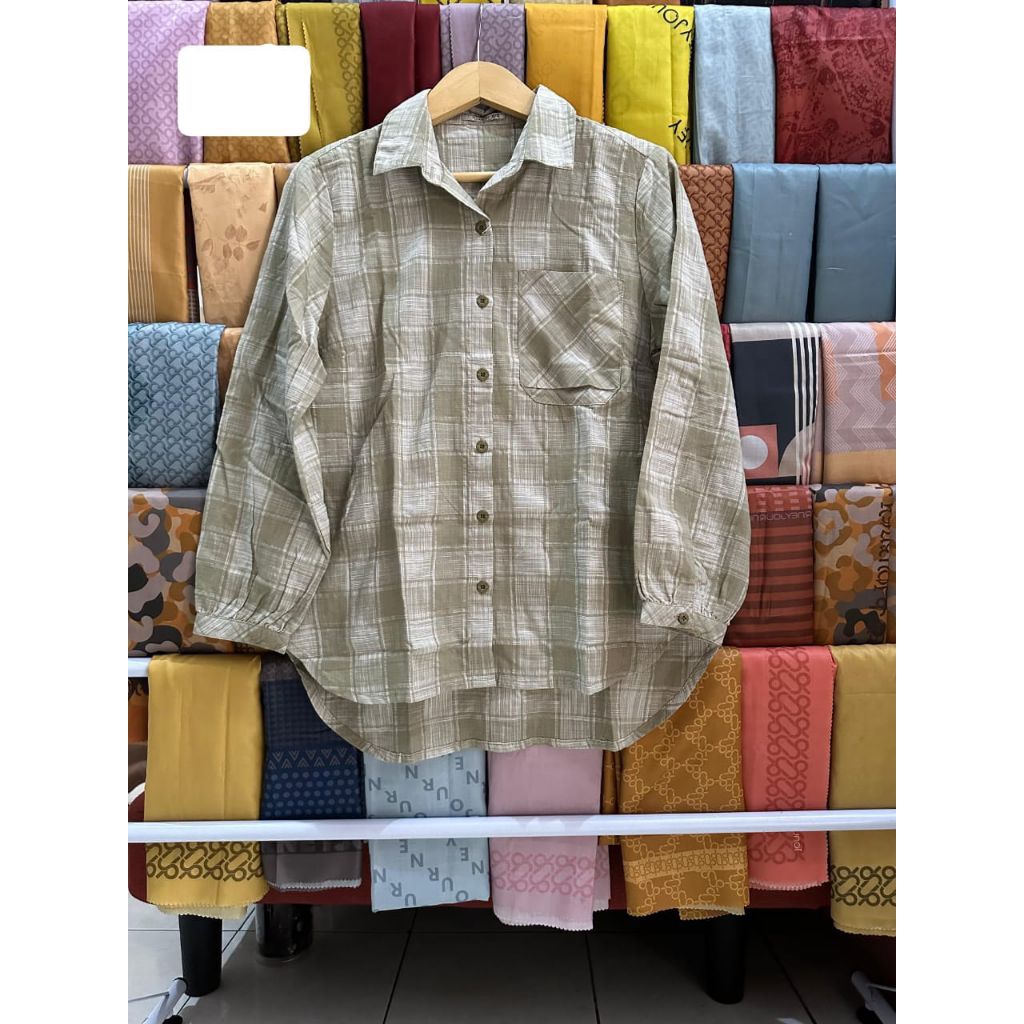 Green Blouse - EXPAND, Pakaian Wanita