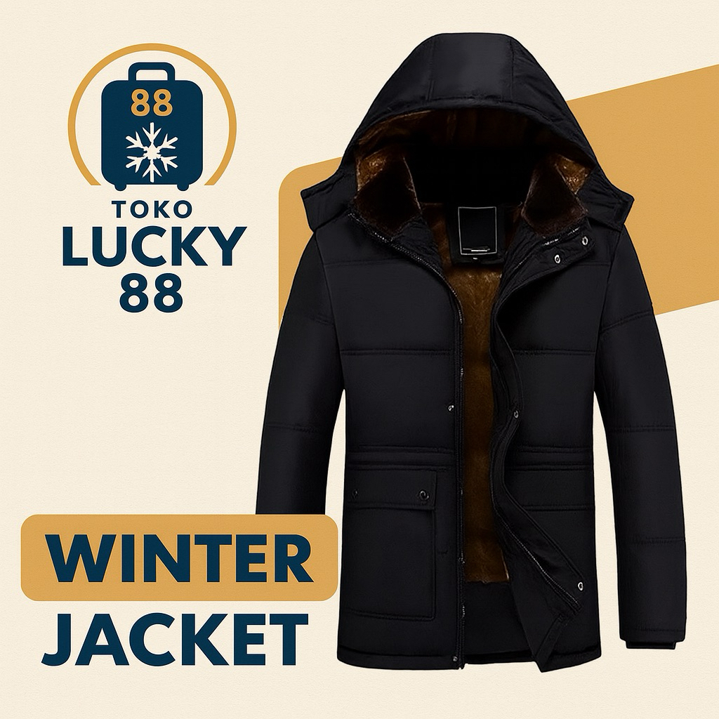 MOLLAD XQ8054 Coat Parka Collar Man Jaket Bulu Pria Musim Dingin Coat Down Parka Winter