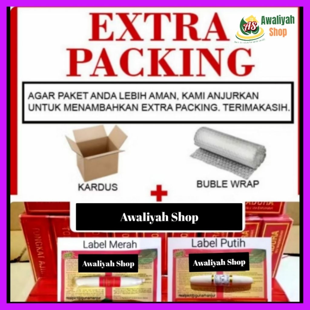 

Extra Packing Kotak Merah Size Sedang